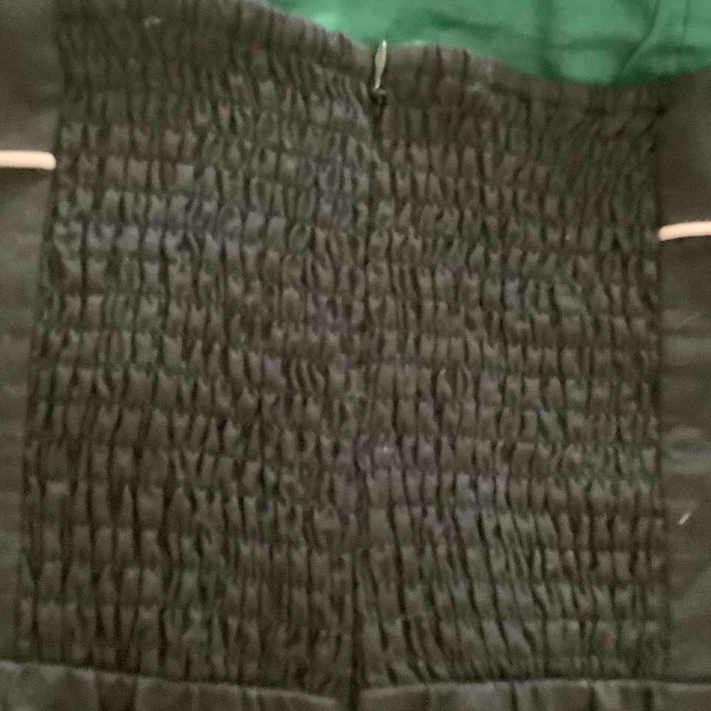 Anna Cate Green and Black Colorblock Maxi Skirt with Side Slit - Picture 9 of 13
